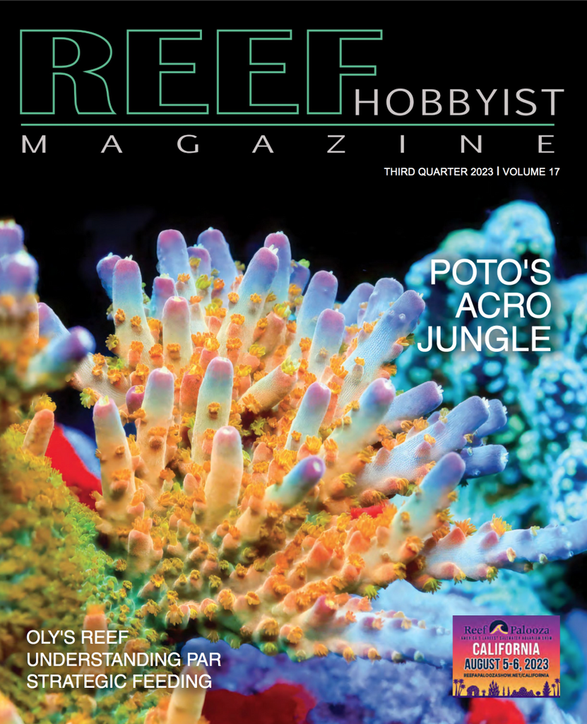 POTO's Display Tank Featured on Reef Hobbyist Magazine
